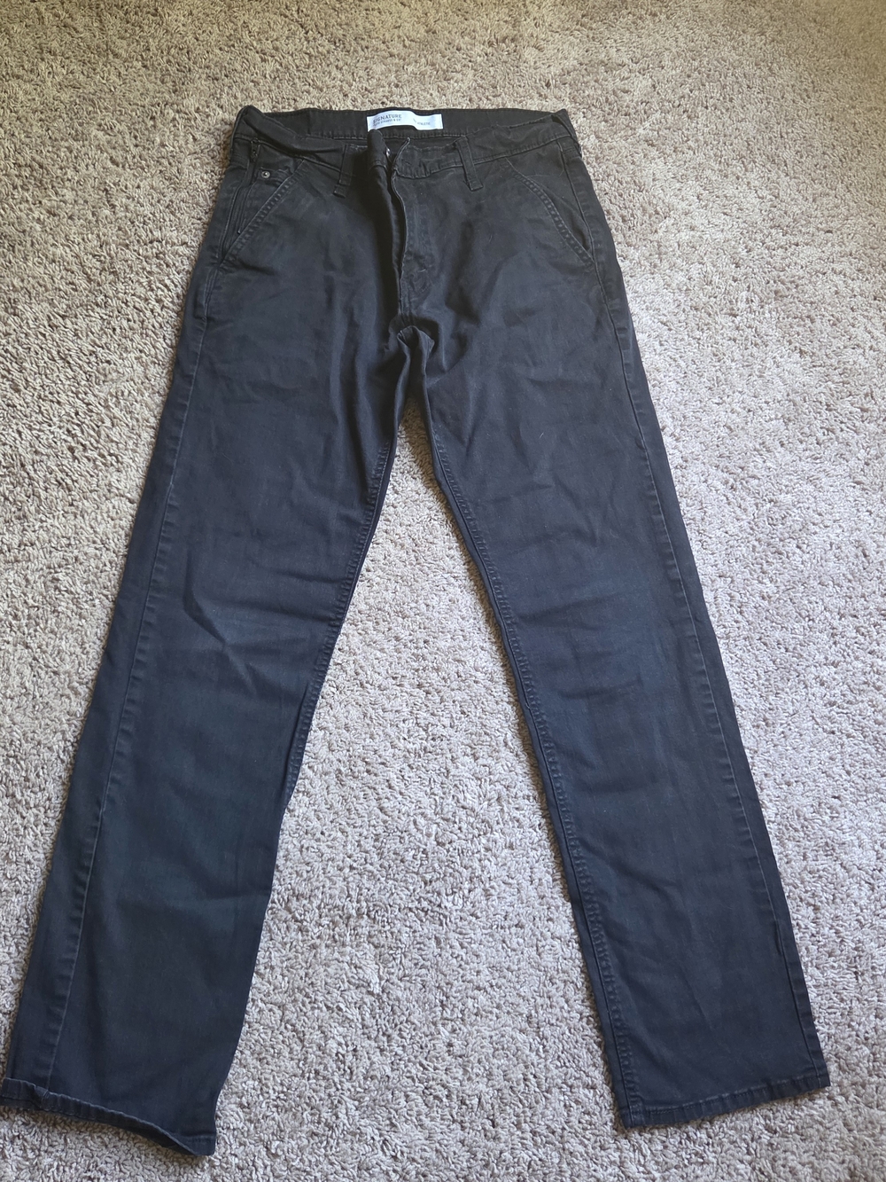 Levi's Men's Straight S67 Athletic Jeans in Black 33x34 Classic
